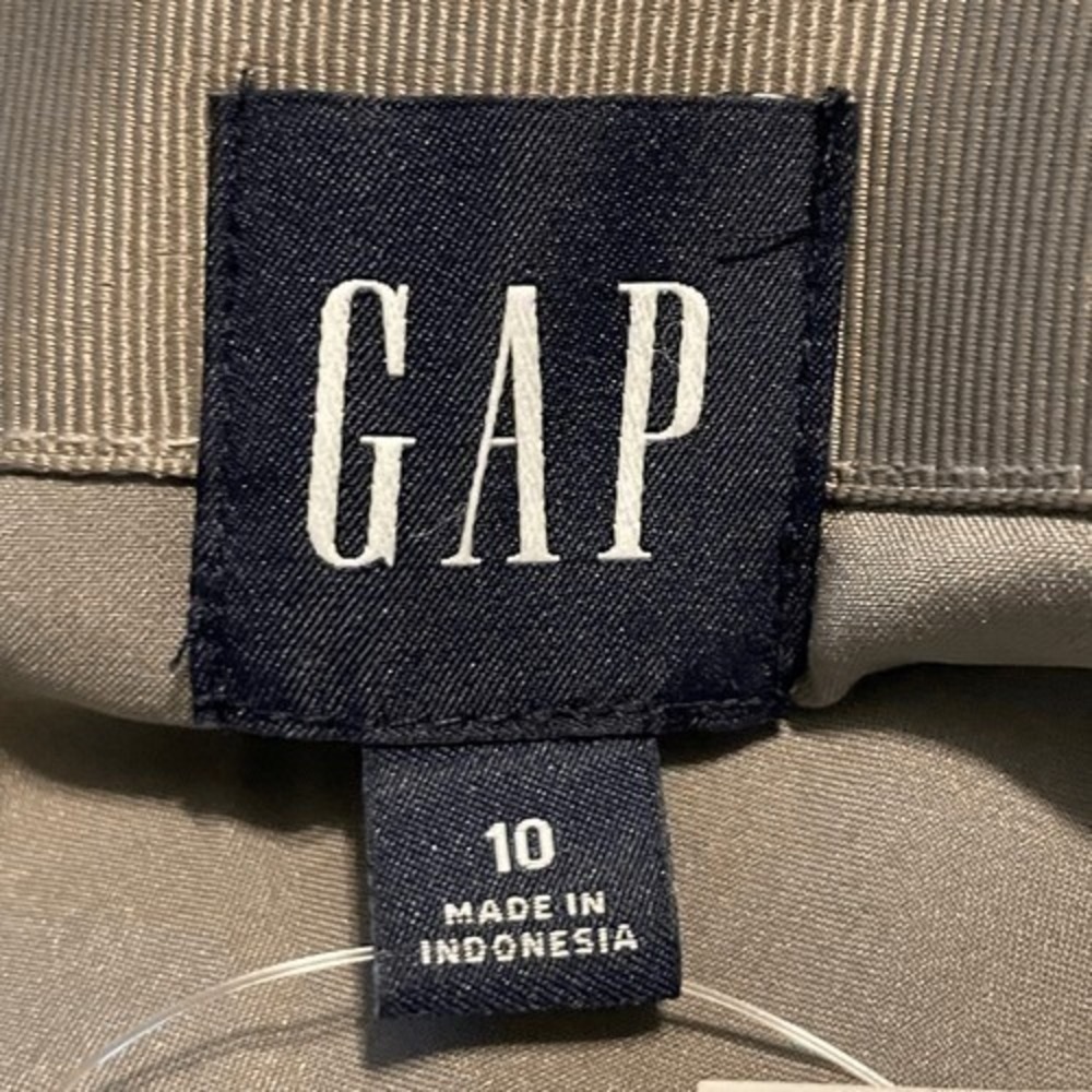 Gap‎ Silver Recycled Sequin Metallic Mini Skirt Grey Zipper Closure 10 - Picture 6 of 9
